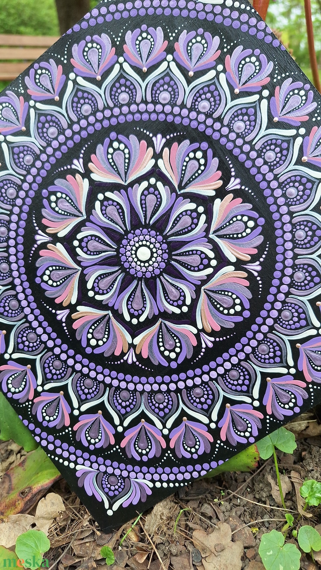 Pontozott mandala - Lila, Koronacsakra mandala - otthon & életmód - dekoráció - spiritualitás - mandala - Meska.hu Pontozott mandala - Lila, Koronacsakra mandala - otthon & életmód - dekoráció - spiritualitás - mandala - Meska.hu