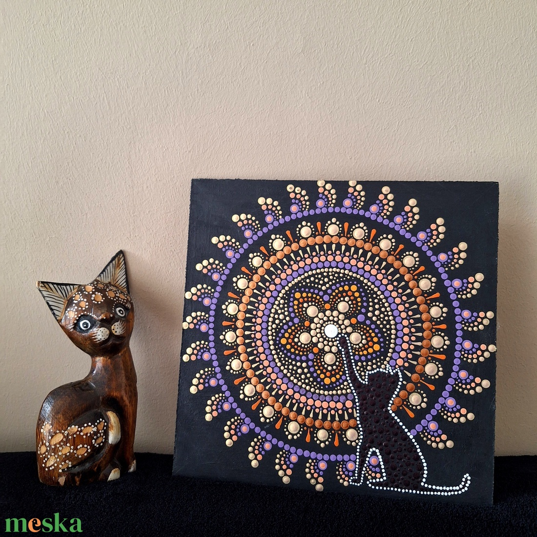 Pontozott mandala - Cica - otthon & életmód - dekoráció - spiritualitás - mandala - Meska.hu Pontozott mandala - Cica - otthon & életmód - dekoráció - spiritualitás - mandala - Meska.hu
