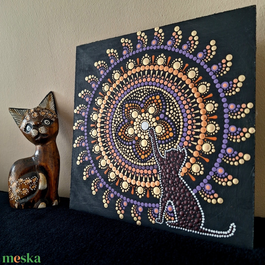 Pontozott mandala - Cica - otthon & életmód - dekoráció - spiritualitás - mandala - Meska.hu Pontozott mandala - Cica - otthon & életmód - dekoráció - spiritualitás - mandala - Meska.hu
