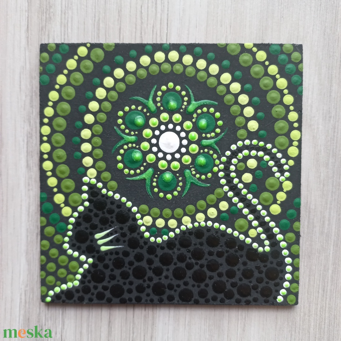 Pontozott mandala- Hűtőmágnes cica - otthon & életmód - dekoráció - spiritualitás - mandala - Meska.hu Pontozott mandala- Hűtőmágnes cica - otthon & életmód - dekoráció - spiritualitás - mandala - Meska.hu