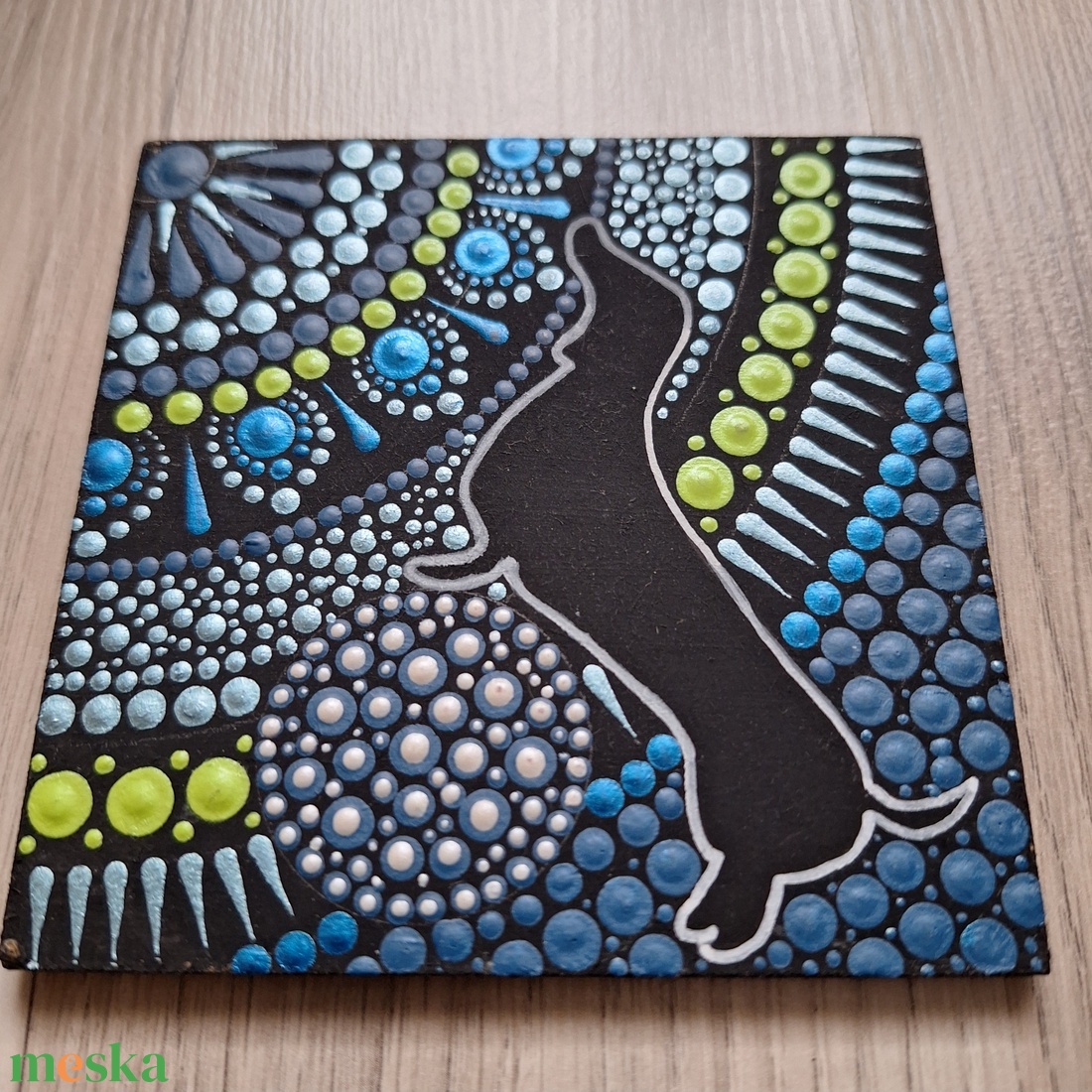 Pontozott mandala- Hűtőmágnes tacskó - otthon & életmód - dekoráció - spiritualitás - mandala - Meska.hu Pontozott mandala- Hűtőmágnes tacskó - otthon & életmód - dekoráció - spiritualitás - mandala - Meska.hu
