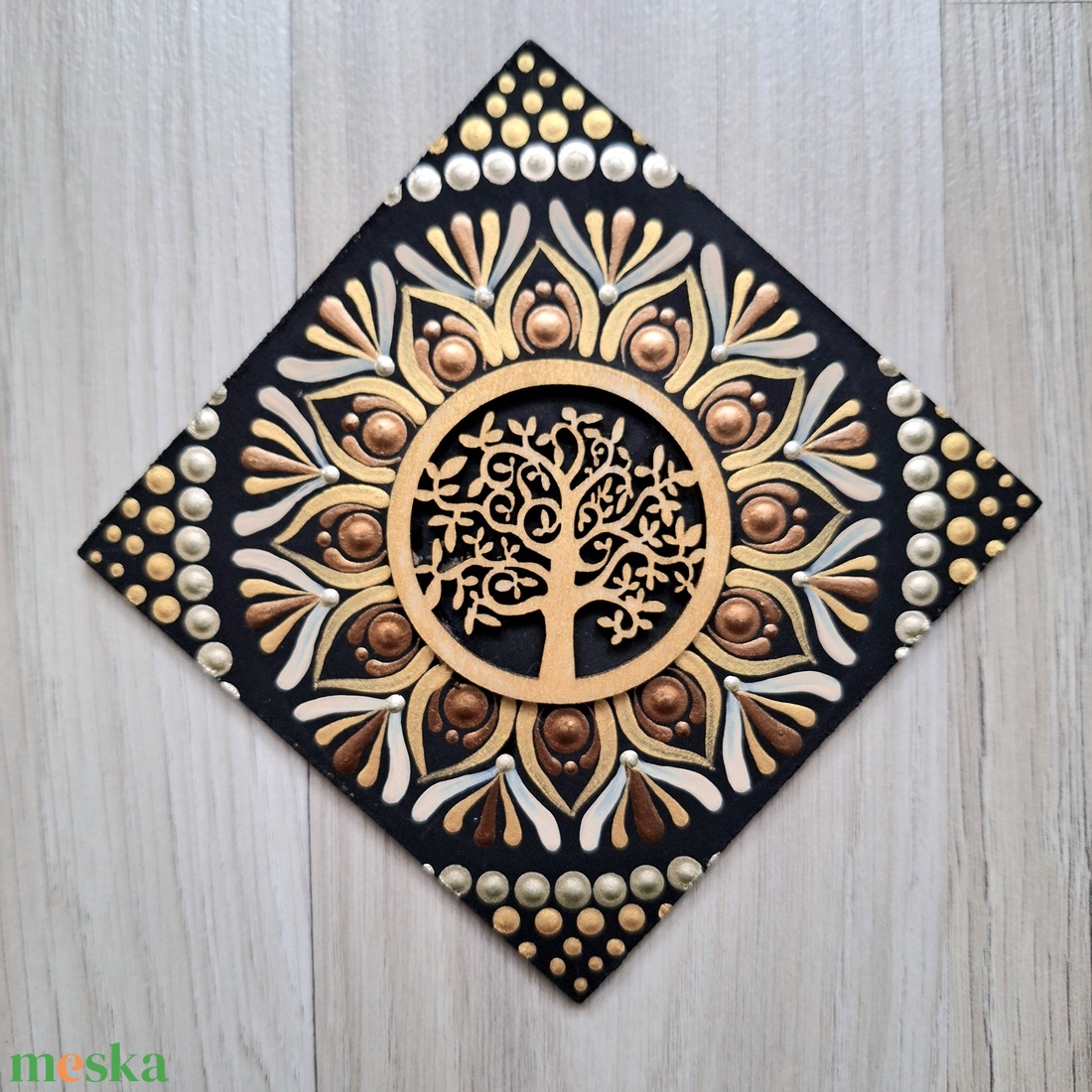 Pontozott mandala- Hűtőmágnes Életfa - otthon & életmód - dekoráció - spiritualitás - mandala - Meska.hu Pontozott mandala- Hűtőmágnes Életfa - otthon & életmód - dekoráció - spiritualitás - mandala - Meska.hu