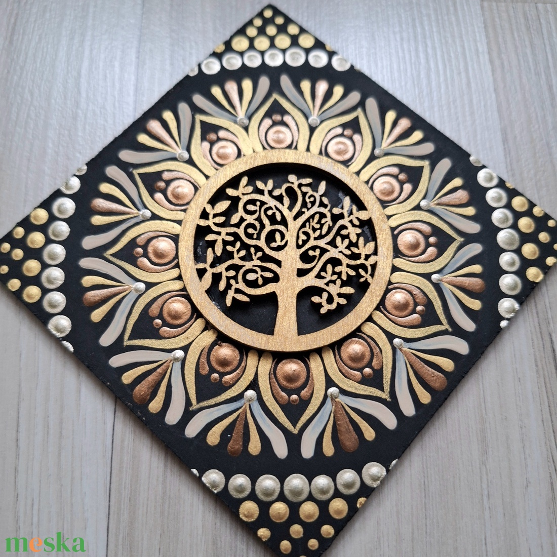 Pontozott mandala- Hűtőmágnes Életfa - otthon & életmód - dekoráció - spiritualitás - mandala - Meska.hu Pontozott mandala- Hűtőmágnes Életfa - otthon & életmód - dekoráció - spiritualitás - mandala - Meska.hu