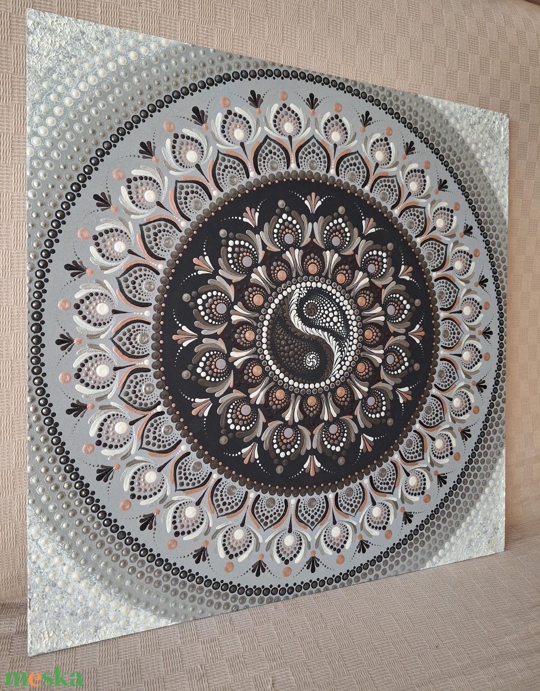 Pontozott mandala - Jin-jang - otthon & életmód - dekoráció - spiritualitás - mandala - Meska.hu Pontozott mandala - Jin-jang - otthon & életmód - dekoráció - spiritualitás - mandala - Meska.hu