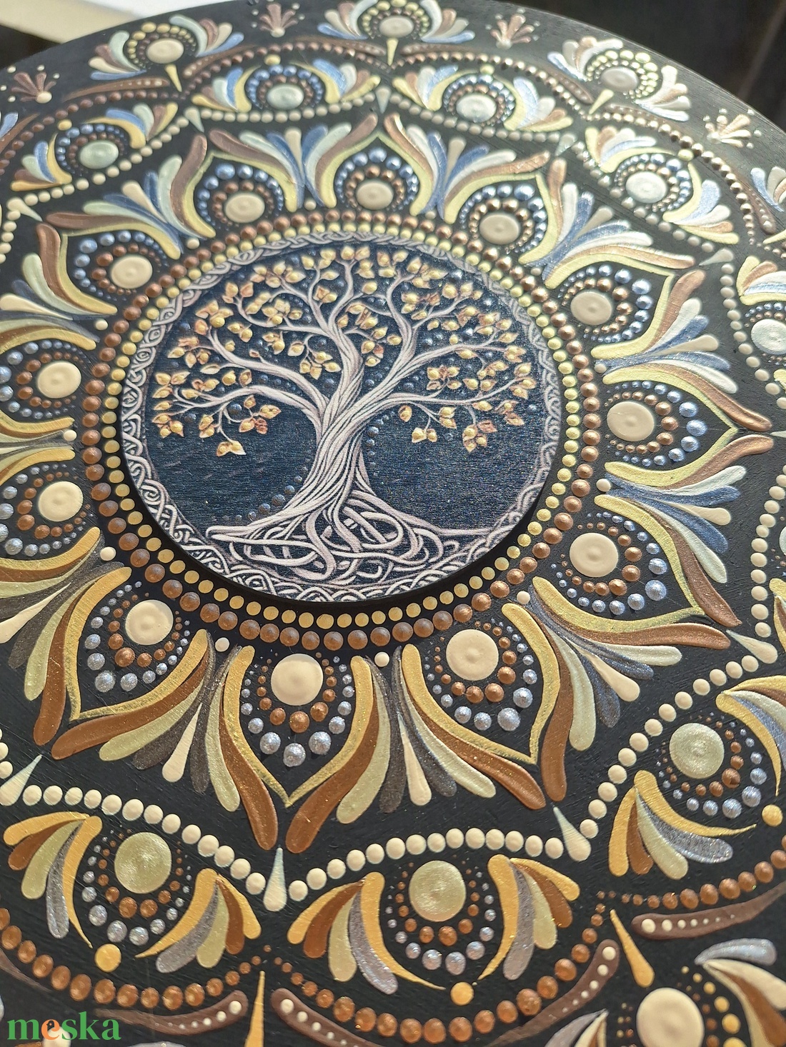 Pontozott mandala - Életfa- Bőség mandala - otthon & életmód - dekoráció - spiritualitás - mandala - Meska.hu Pontozott mandala - Életfa- Bőség mandala - otthon & életmód - dekoráció - spiritualitás - mandala - Meska.hu