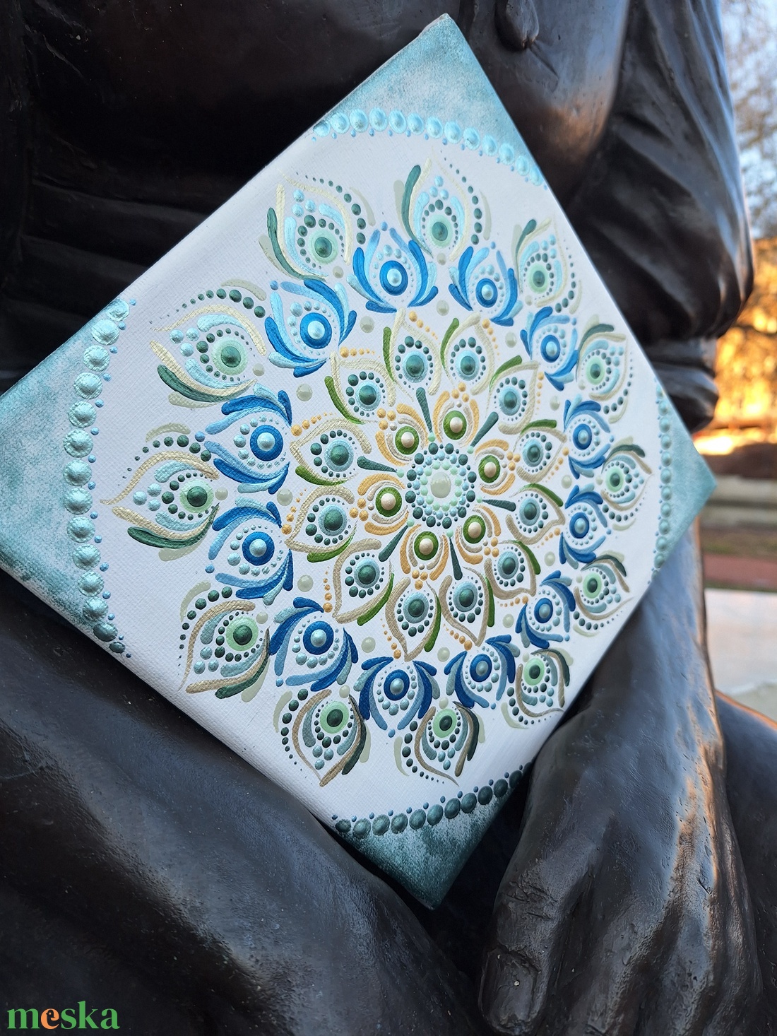 Pontozott mandala - Természet kincse - otthon & életmód - dekoráció - kép & falikép - vászonkép - Meska.hu Pontozott mandala - Természet kincse - otthon & életmód - dekoráció - kép & falikép - vászonkép - Meska.hu