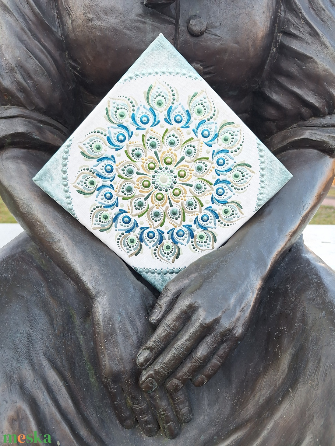 Pontozott mandala - Természet kincse - otthon & életmód - dekoráció - kép & falikép - vászonkép - Meska.hu Pontozott mandala - Természet kincse - otthon & életmód - dekoráció - kép & falikép - vászonkép - Meska.hu