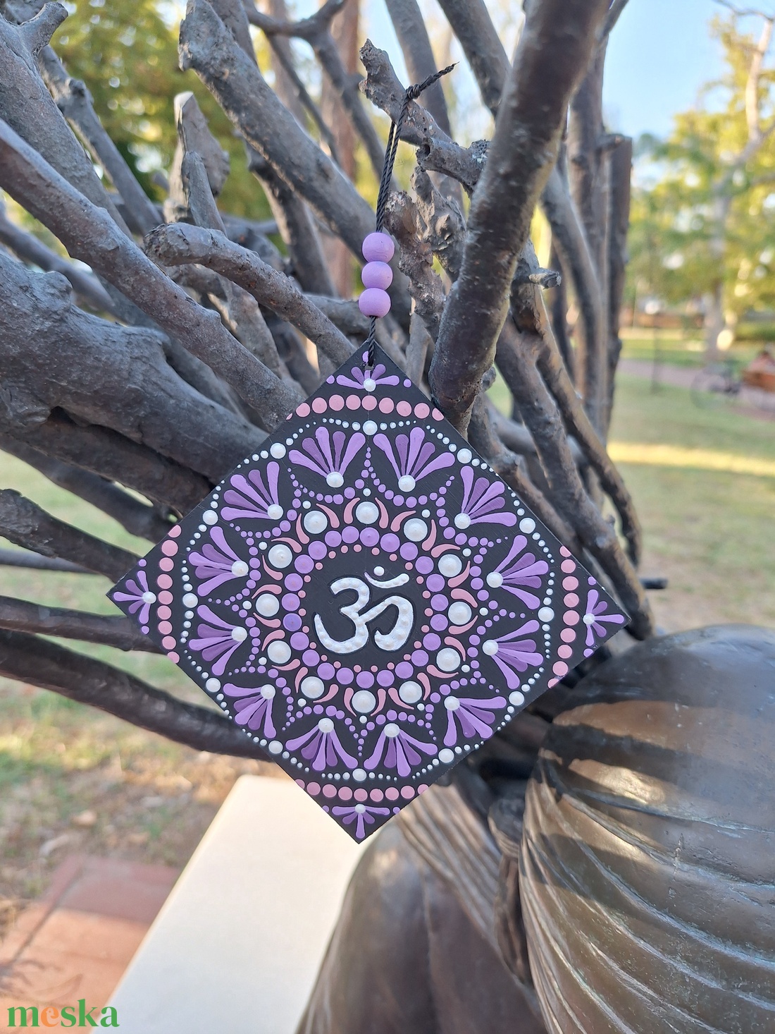 Pontozott mandala - Om lila függő - otthon & életmód - dekoráció - spiritualitás - mandala - Meska.hu Pontozott mandala - Om lila függő - otthon & életmód - dekoráció - spiritualitás - mandala - Meska.hu