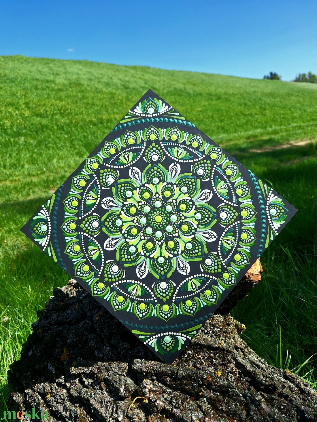Pontozott mandala - Szívcsakra mandala - otthon & életmód - dekoráció - spiritualitás - mandala - Meska.hu Pontozott mandala - Szívcsakra mandala - otthon & életmód - dekoráció - spiritualitás - mandala - Meska.hu