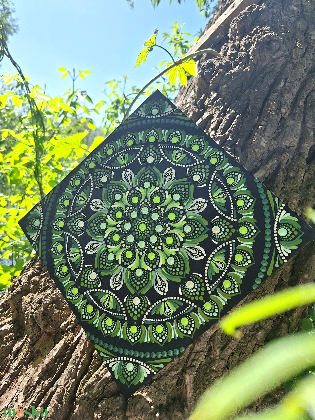 Pontozott mandala - Szívcsakra mandala - otthon & életmód - dekoráció - spiritualitás - mandala - Meska.hu Pontozott mandala - Szívcsakra mandala - otthon & életmód - dekoráció - spiritualitás - mandala - Meska.hu