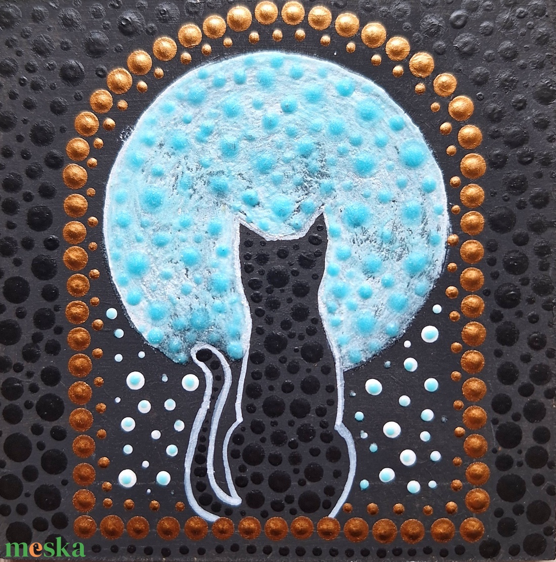 Pontozott mandala- Hűtőmágnes cica - otthon & életmód - dekoráció - spiritualitás - mandala - Meska.hu Pontozott mandala- Hűtőmágnes cica - otthon & életmód - dekoráció - spiritualitás - mandala - Meska.hu
