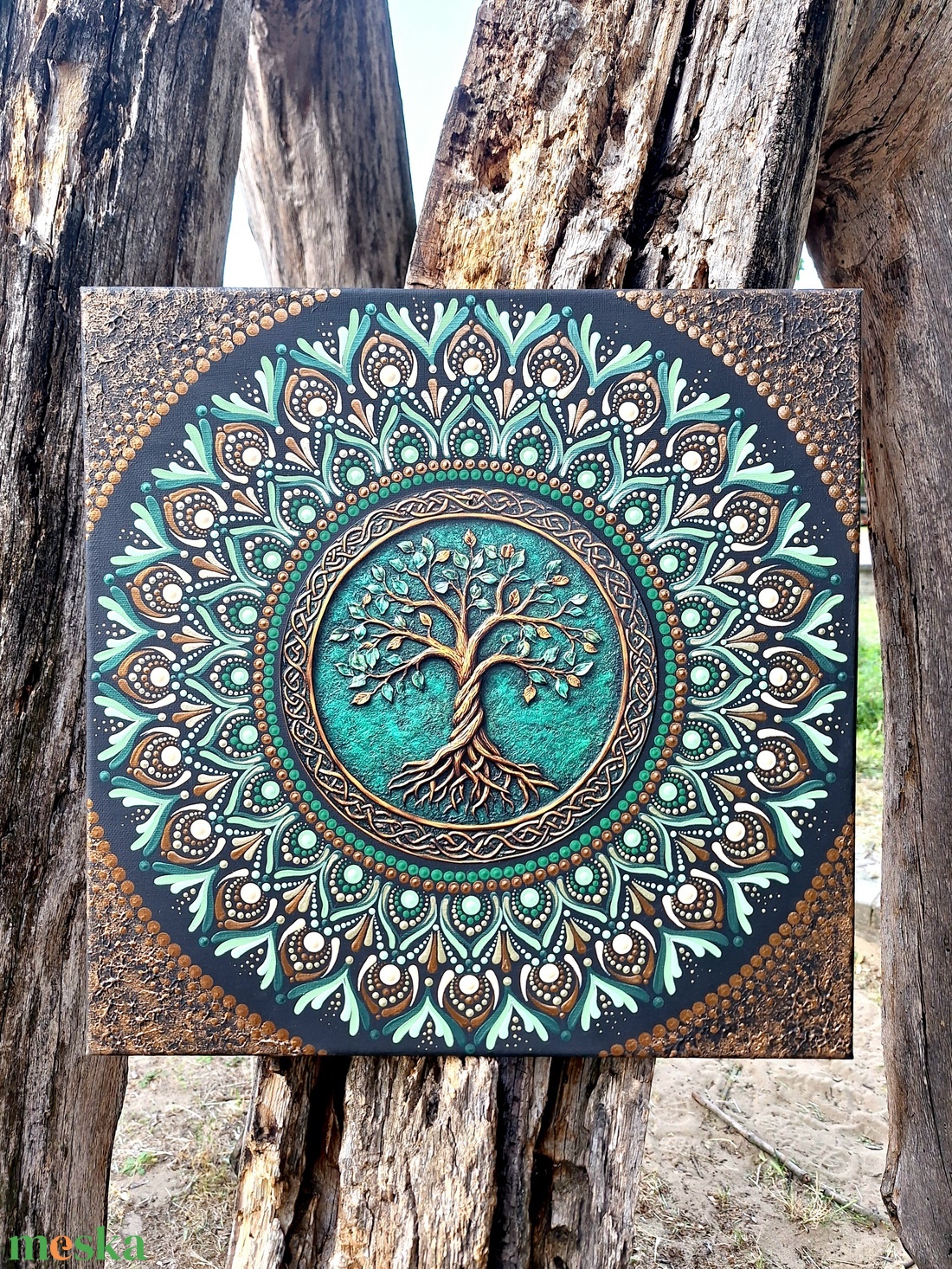Pontozott mandala - Életfa - otthon & életmód - dekoráció - spiritualitás - mandala - Meska.hu Pontozott mandala - Életfa - otthon & életmód - dekoráció - spiritualitás - mandala - Meska.hu