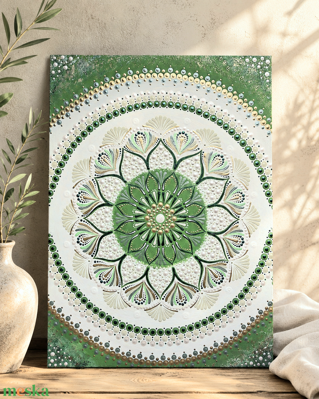 Pontozott mandala - Harmónia és Megújulás - otthon & életmód - dekoráció - spiritualitás - mandala - Meska.hu