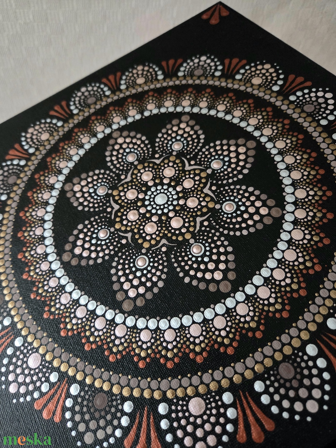 Pontozott mandala - A Föld nyugalma - otthon & életmód - dekoráció - spiritualitás - mandala - Meska.hu