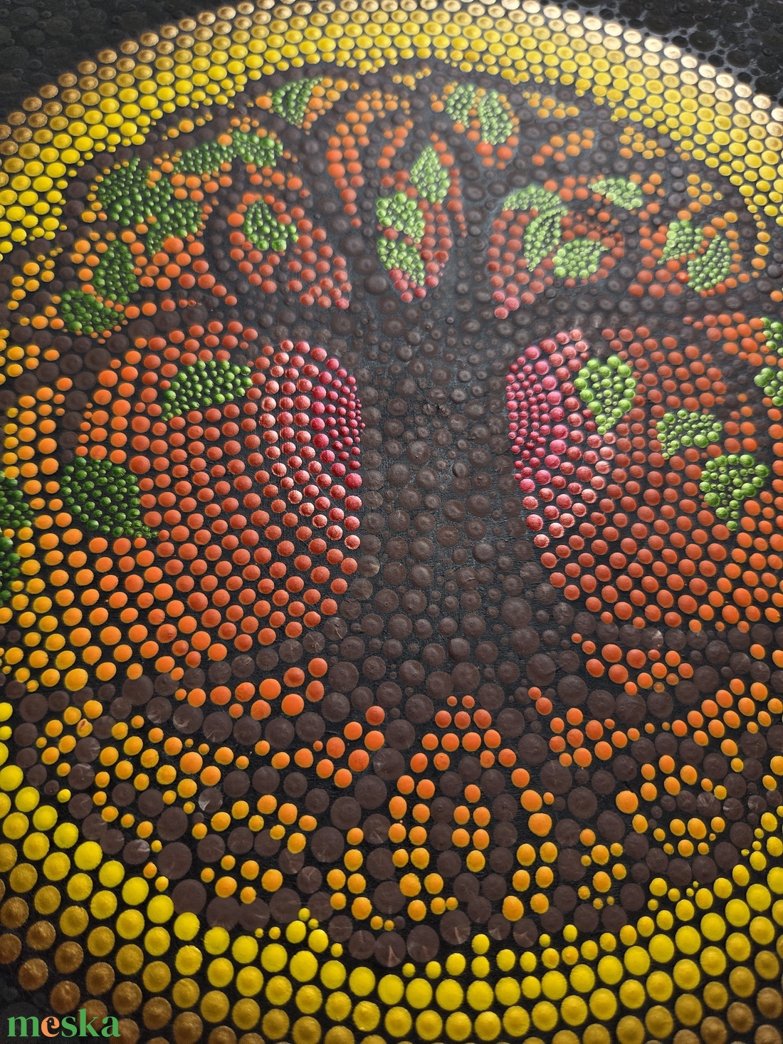 Pontozott Életfa fali dekoráció - otthon & életmód - dekoráció - spiritualitás - mandala - Meska.hu