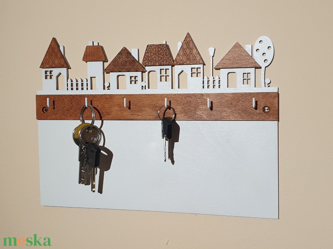 Házikós fali kulcstartó falvédővel - otthon & életmód - dekoráció - fali és függő dekoráció - fali kulcstartó - Meska.hu Házikós fali kulcstartó falvédővel - otthon & életmód - dekoráció - fali és függő dekoráció - fali kulcstartó - Meska.hu