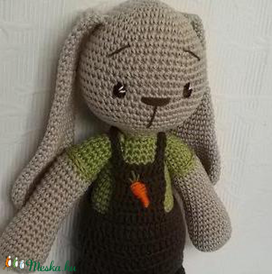  Nyuszi Dani-horgolt amigurumi figura -  - Meska.hu