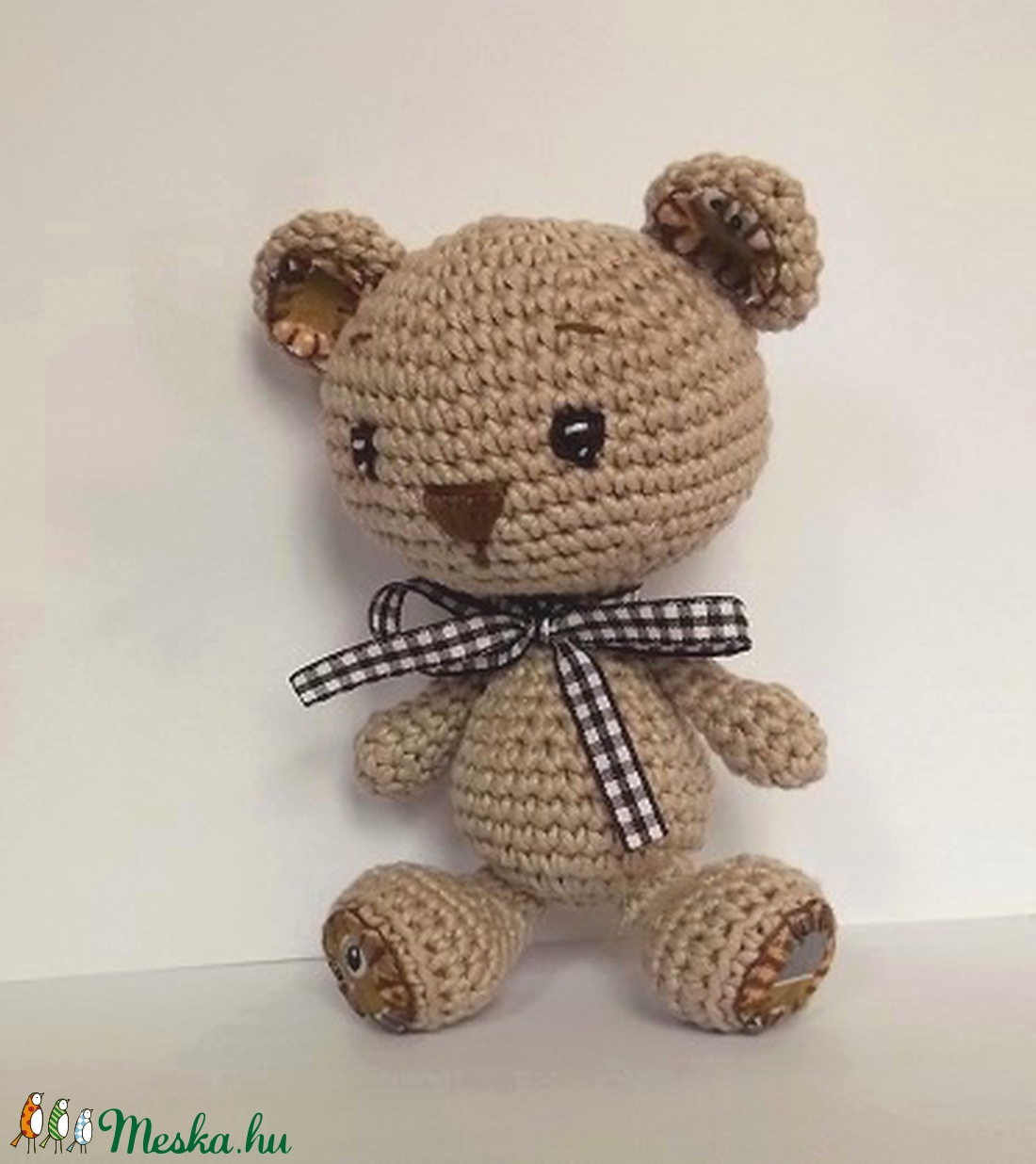 Drapp Mackó - horgolt, amigurumi marok állat -  - Meska.hu