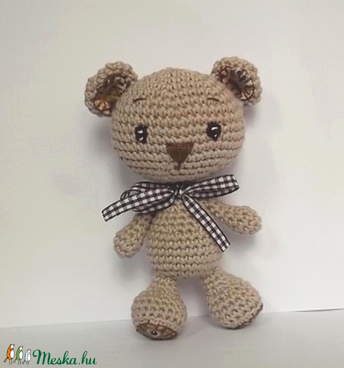 Drapp Mackó - horgolt, amigurumi marok állat -  - Meska.hu