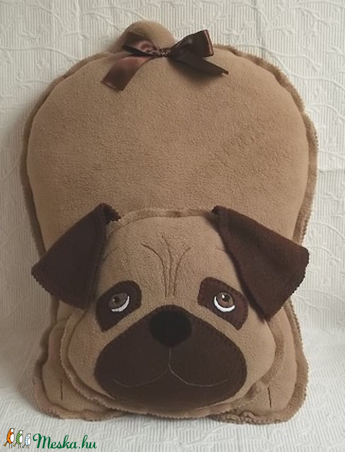 Mopsz kutya fazonú párna -  - Meska.hu