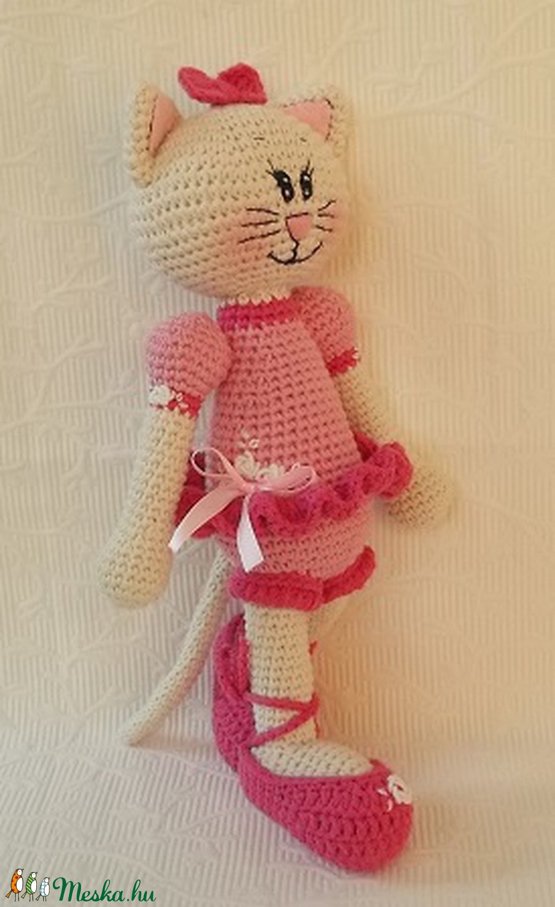 Balerina Cica - horgolt cica figura - - Meska.hu Balerina Cica - horgolt cica figura - - Meska.hu