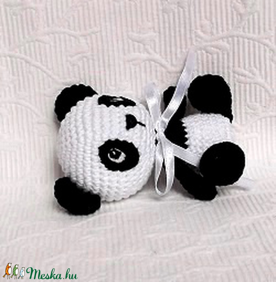 Panda Maci horgolt marokfigura -  - Meska.hu
