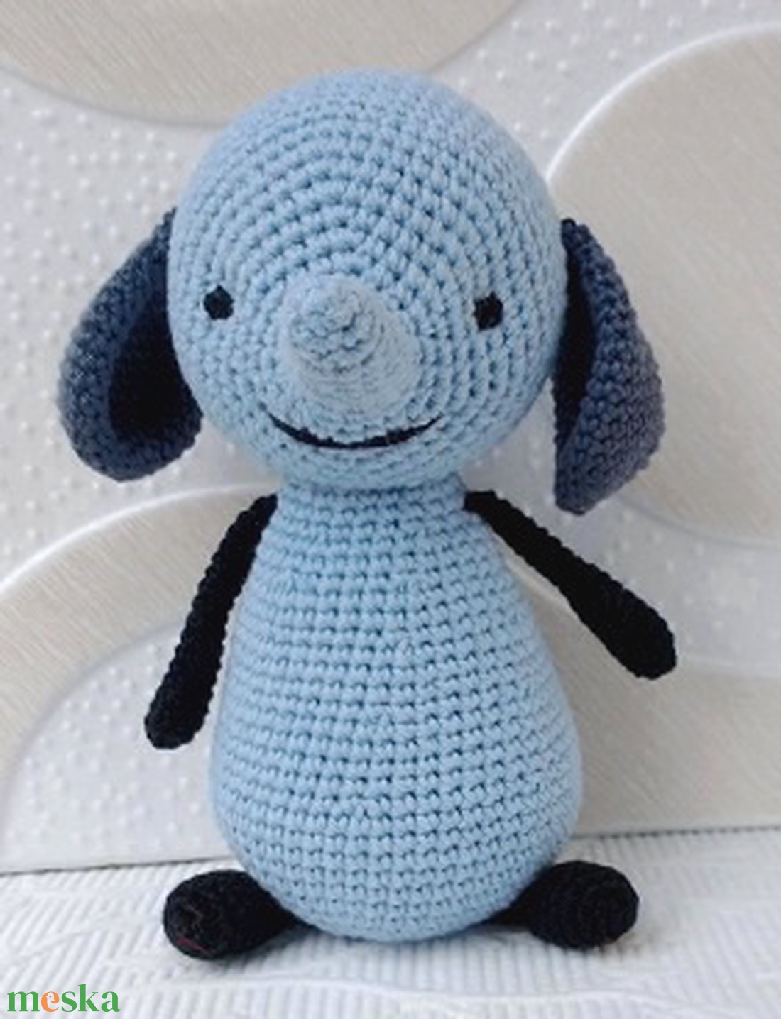  Amma a kék elefánt -Bing  mesefigura - játék & sport - plüssállat & játékfigura - elefánt - Meska.hu