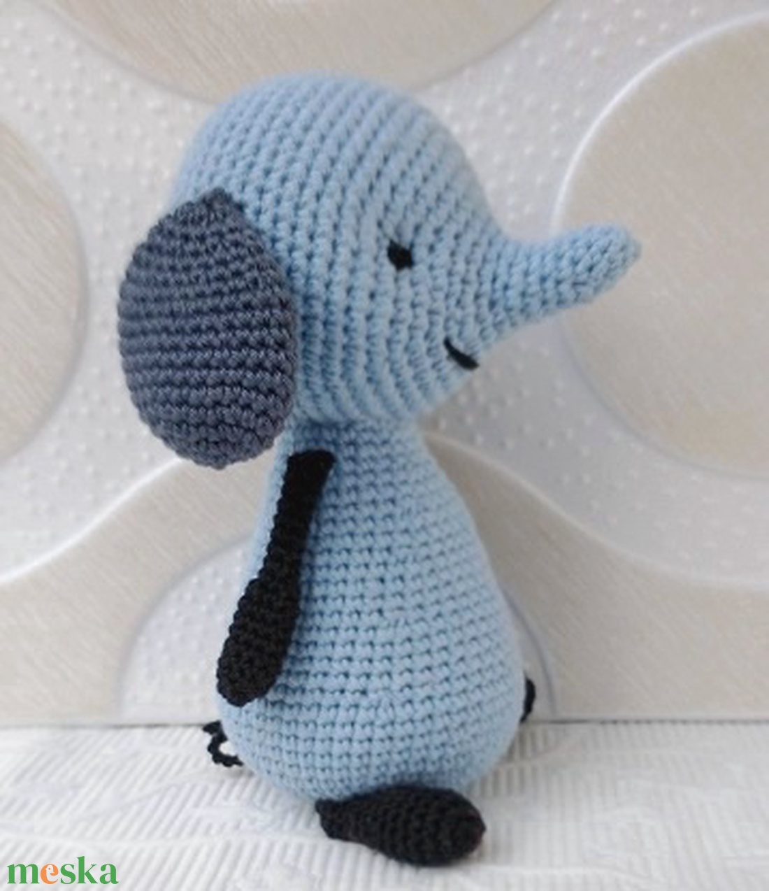  Amma a kék elefánt -Bing  mesefigura - játék & sport - plüssállat & játékfigura - elefánt - Meska.hu