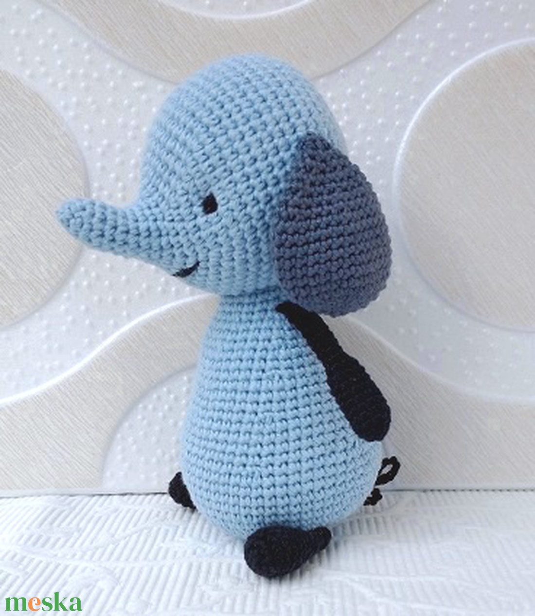  Amma a kék elefánt -Bing  mesefigura - játék & sport - plüssállat & játékfigura - elefánt - Meska.hu