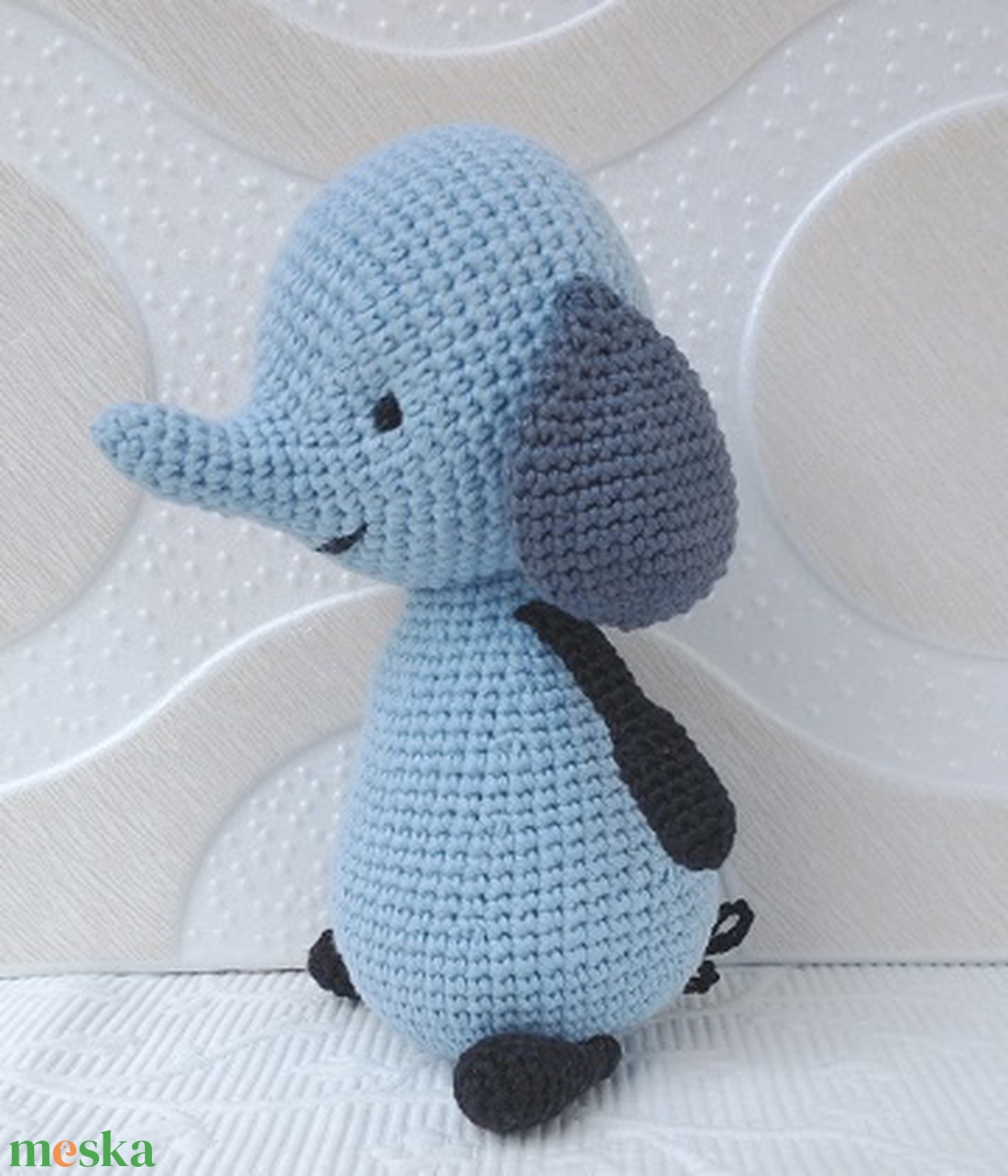  Amma a kék elefánt -Bing  mesefigura - játék & sport - plüssállat & játékfigura - elefánt - Meska.hu