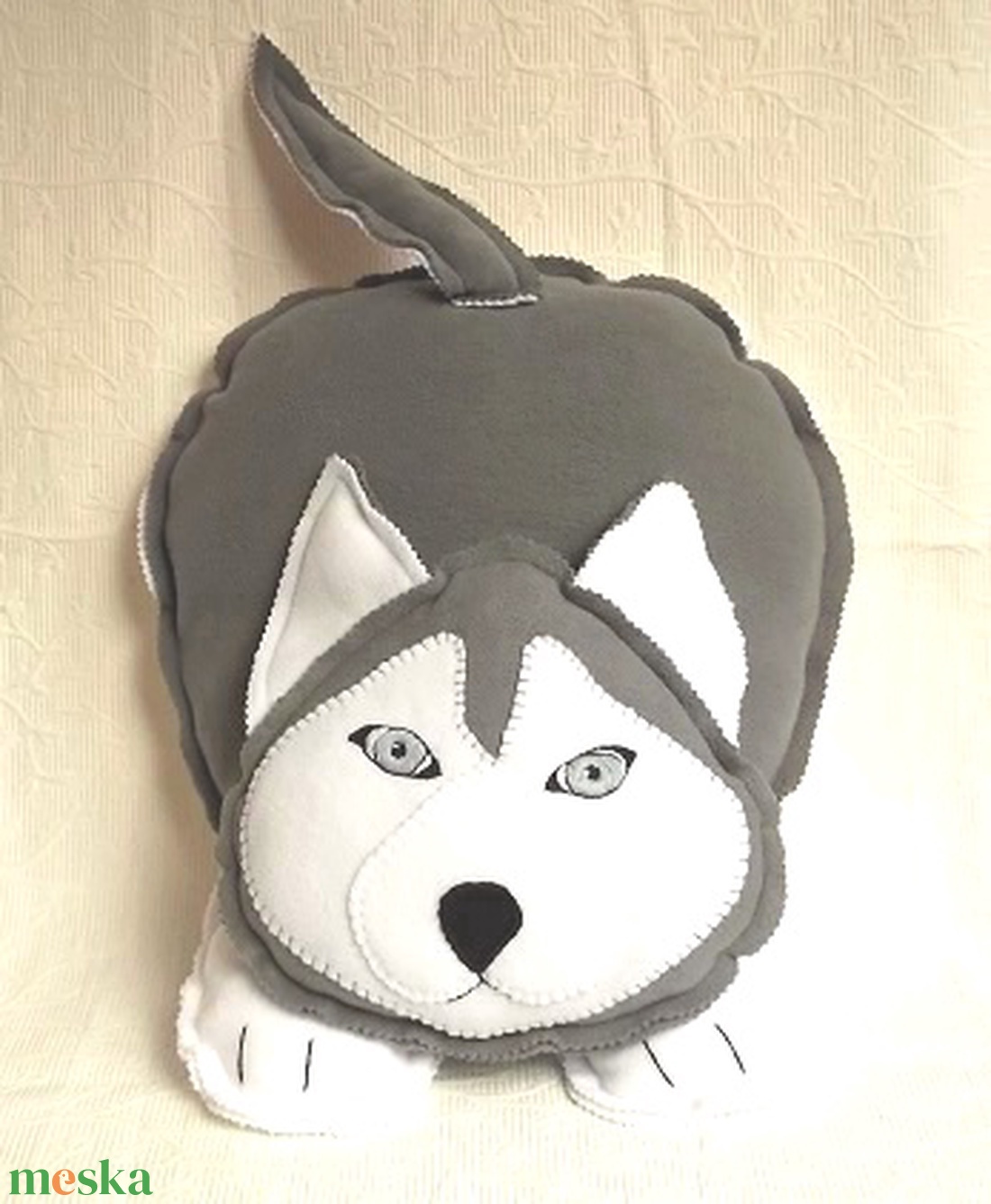 Husky kutya fazonú- kézműves polár párna - otthon & életmód - lakástextil - párna & párnahuzat - Meska.hu Husky kutya fazonú- kézműves polár párna - otthon & életmód - lakástextil - párna & párnahuzat - Meska.hu