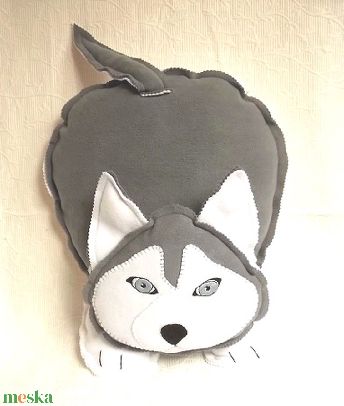 Husky kutya fazonú- kézműves polár párna - otthon & életmód - lakástextil - párna & párnahuzat - Meska.hu Husky kutya fazonú- kézműves polár párna - otthon & életmód - lakástextil - párna & párnahuzat - Meska.hu
