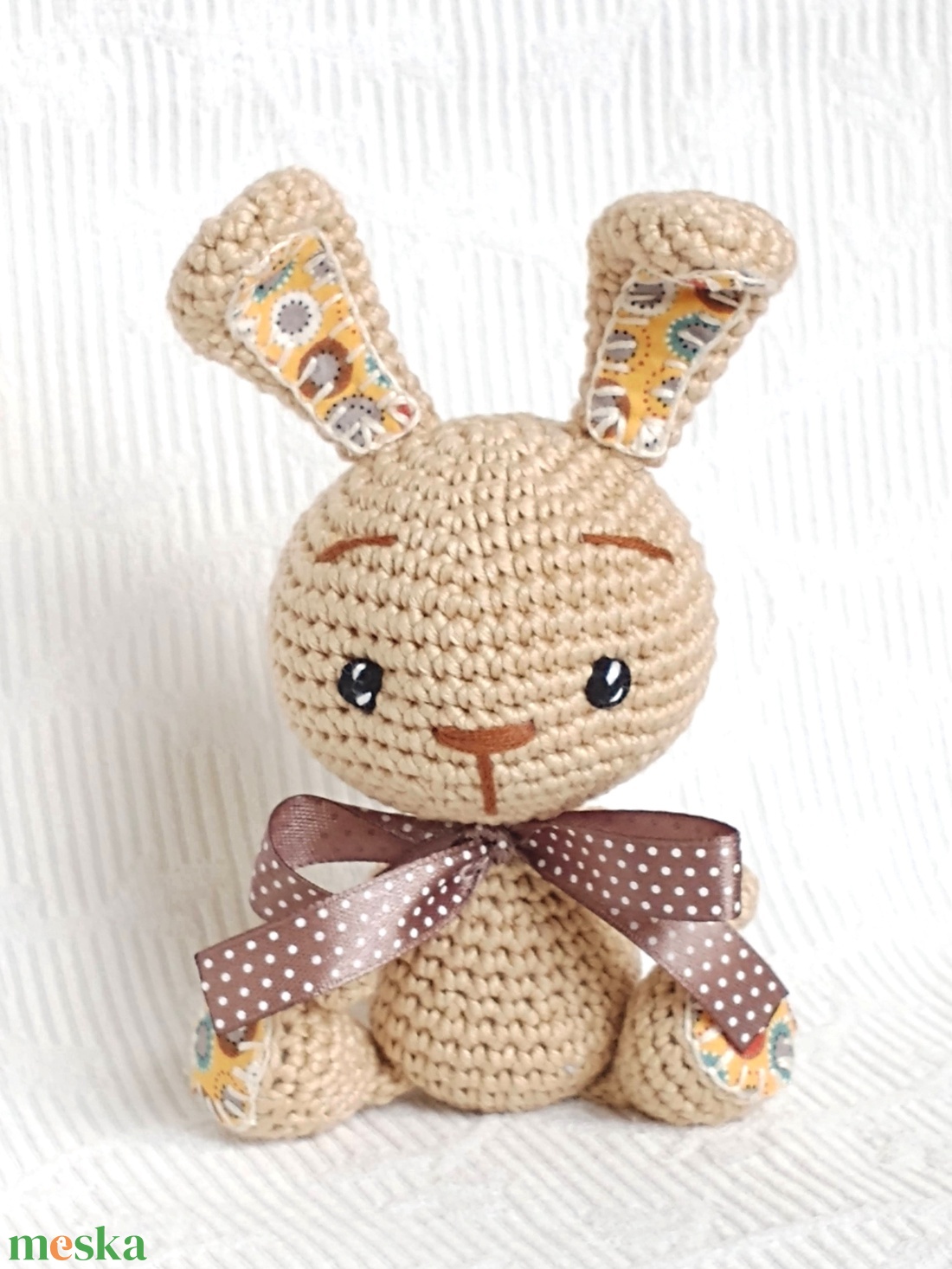 Egyedi Nyuszi horgolt - amigurumi- marokállat - játék & sport - plüssállat & játékfigura - nyuszi - Meska.hu