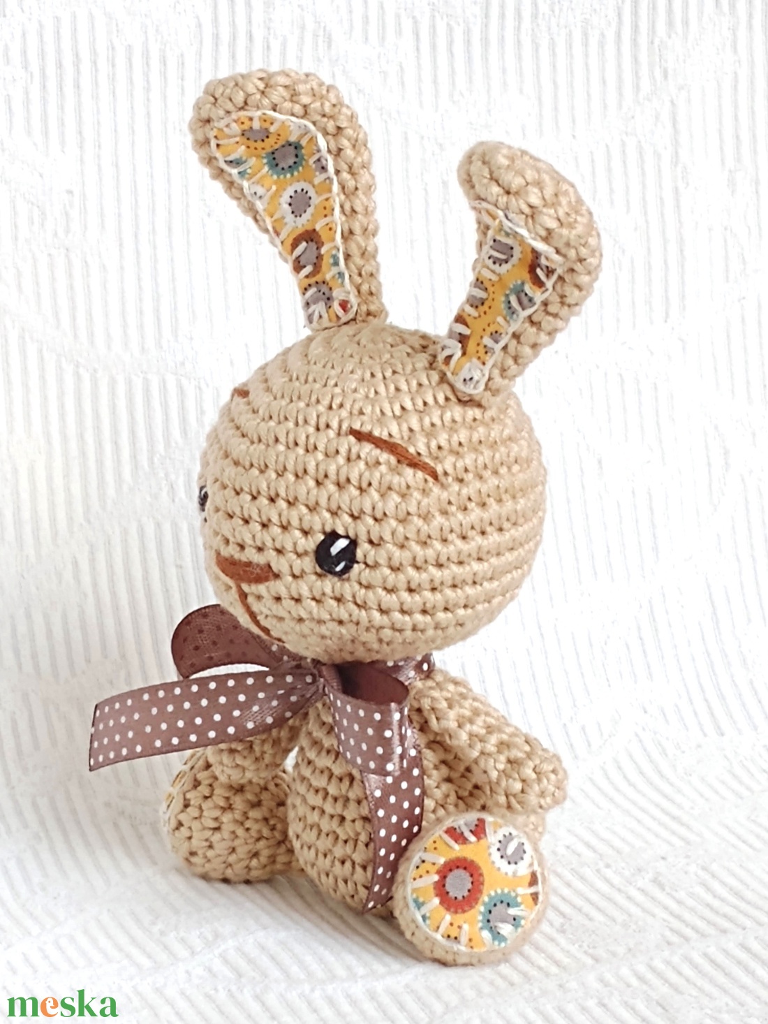 Egyedi Nyuszi horgolt - amigurumi- marokállat - játék & sport - plüssállat & játékfigura - nyuszi - Meska.hu