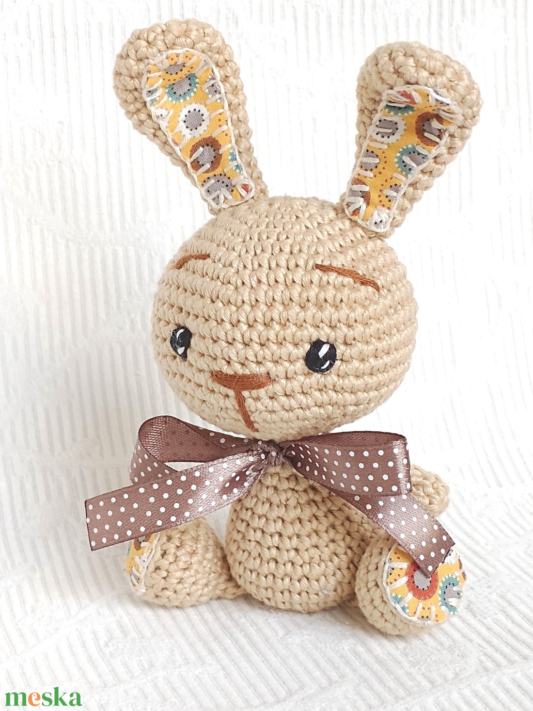 Egyedi Nyuszi horgolt - amigurumi- marokállat - játék & sport - plüssállat & játékfigura - nyuszi - Meska.hu