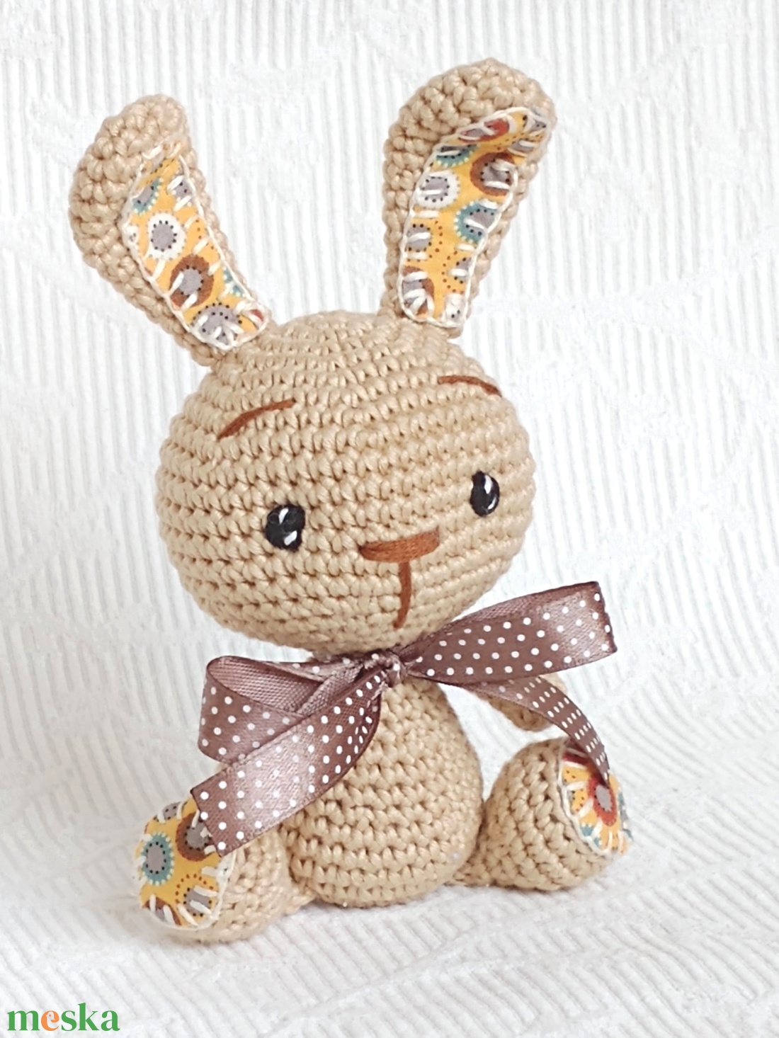 Egyedi Nyuszi horgolt - amigurumi- marokállat - játék & sport - plüssállat & játékfigura - nyuszi - Meska.hu