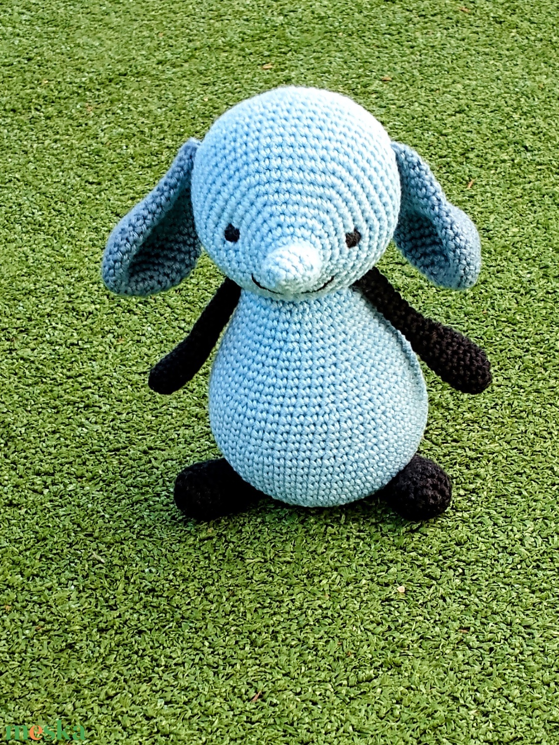 Amma a kék elefánt - amigurumi mesefigura - játék & sport - plüssállat & játékfigura - plüss mesefigurák - Meska.hu Amma a kék elefánt - amigurumi mesefigura - játék & sport - plüssállat & játékfigura - plüss mesefigurák - Meska.hu