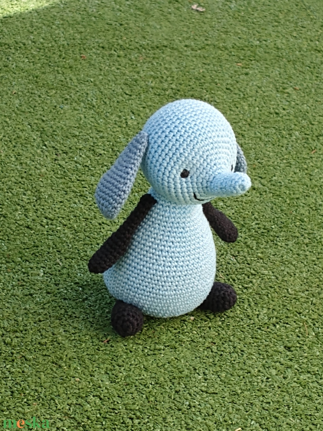 Amma a kék elefánt - amigurumi mesefigura - játék & sport - plüssállat & játékfigura - plüss mesefigurák - Meska.hu Amma a kék elefánt - amigurumi mesefigura - játék & sport - plüssállat & játékfigura - plüss mesefigurák - Meska.hu