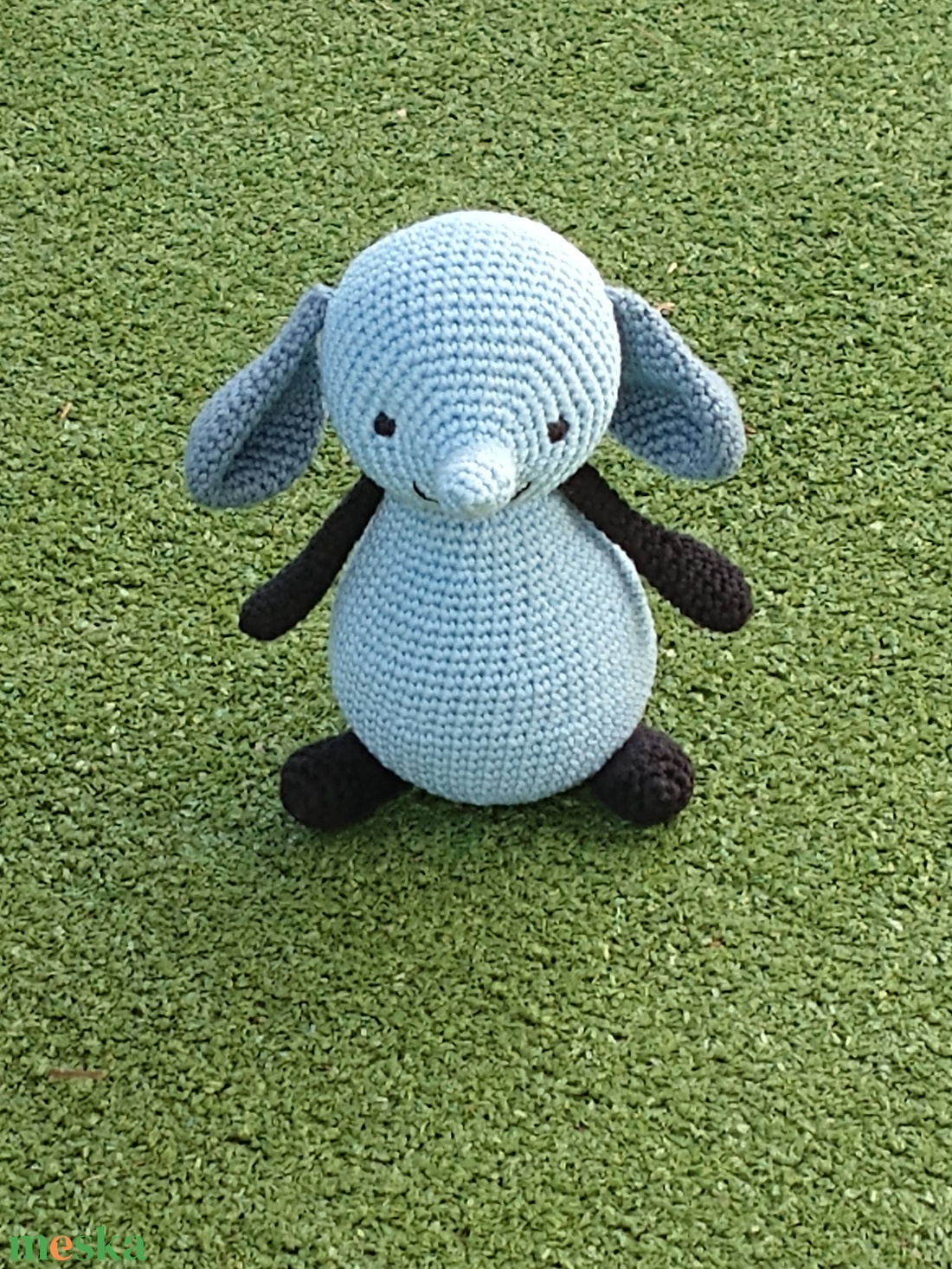 Amma a kék elefánt - amigurumi mesefigura - játék & sport - plüssállat & játékfigura - plüss mesefigurák - Meska.hu Amma a kék elefánt - amigurumi mesefigura - játék & sport - plüssállat & játékfigura - plüss mesefigurák - Meska.hu