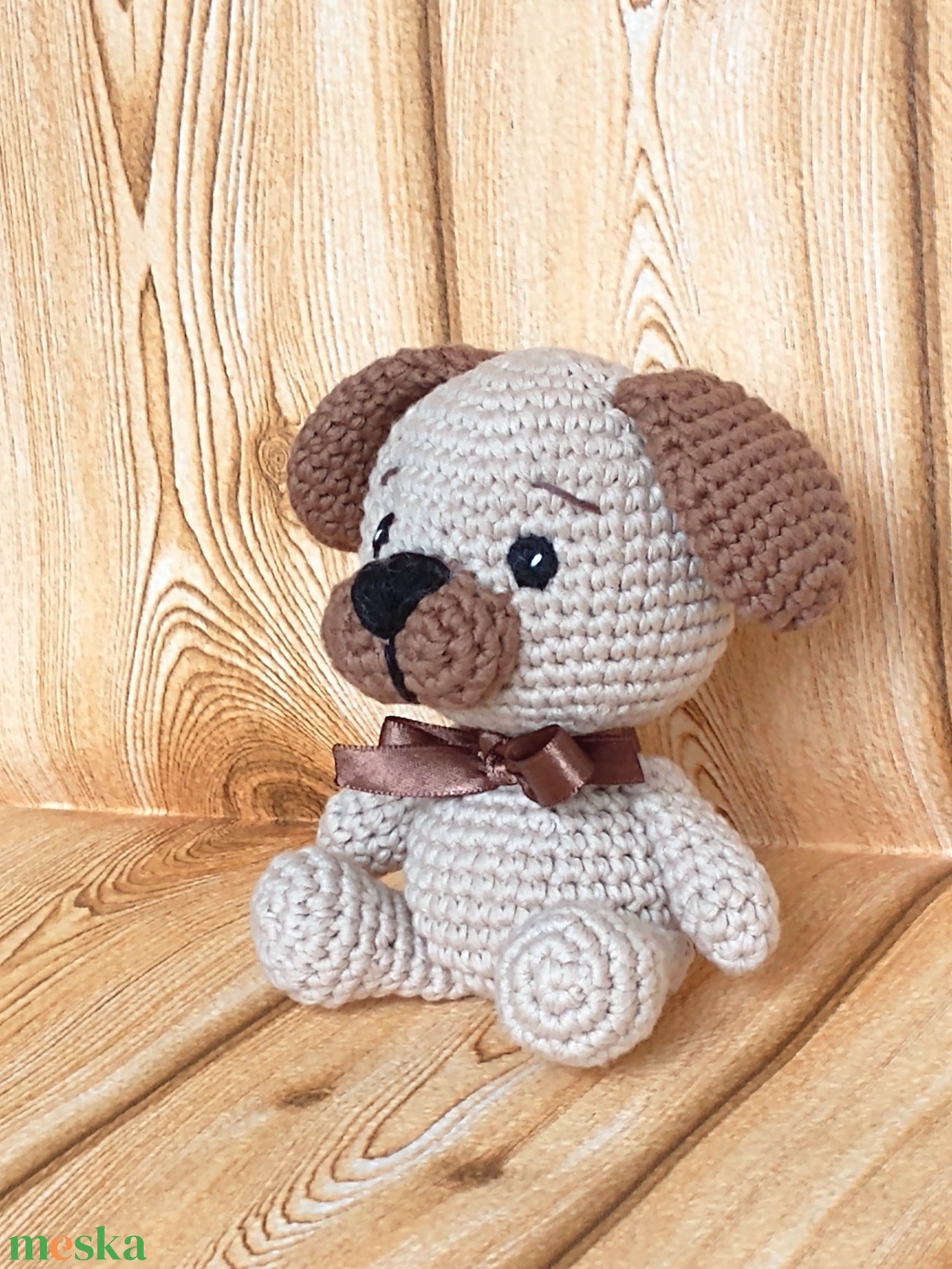 Kölyökkutya - cuki horgolt kutya - amigurumi - játék & sport - plüssállat & játékfigura - kutya - Meska.hu
