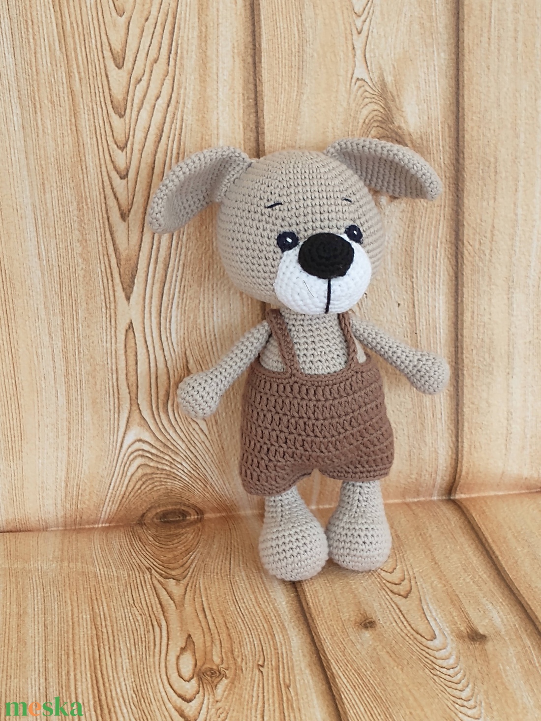 Kutya - Barna nadrágos - horgolt - amigurumi - játék & sport - plüssállat & játékfigura - kutya - Meska.hu Kutya - Barna nadrágos - horgolt - amigurumi - játék & sport - plüssállat & játékfigura - kutya - Meska.hu