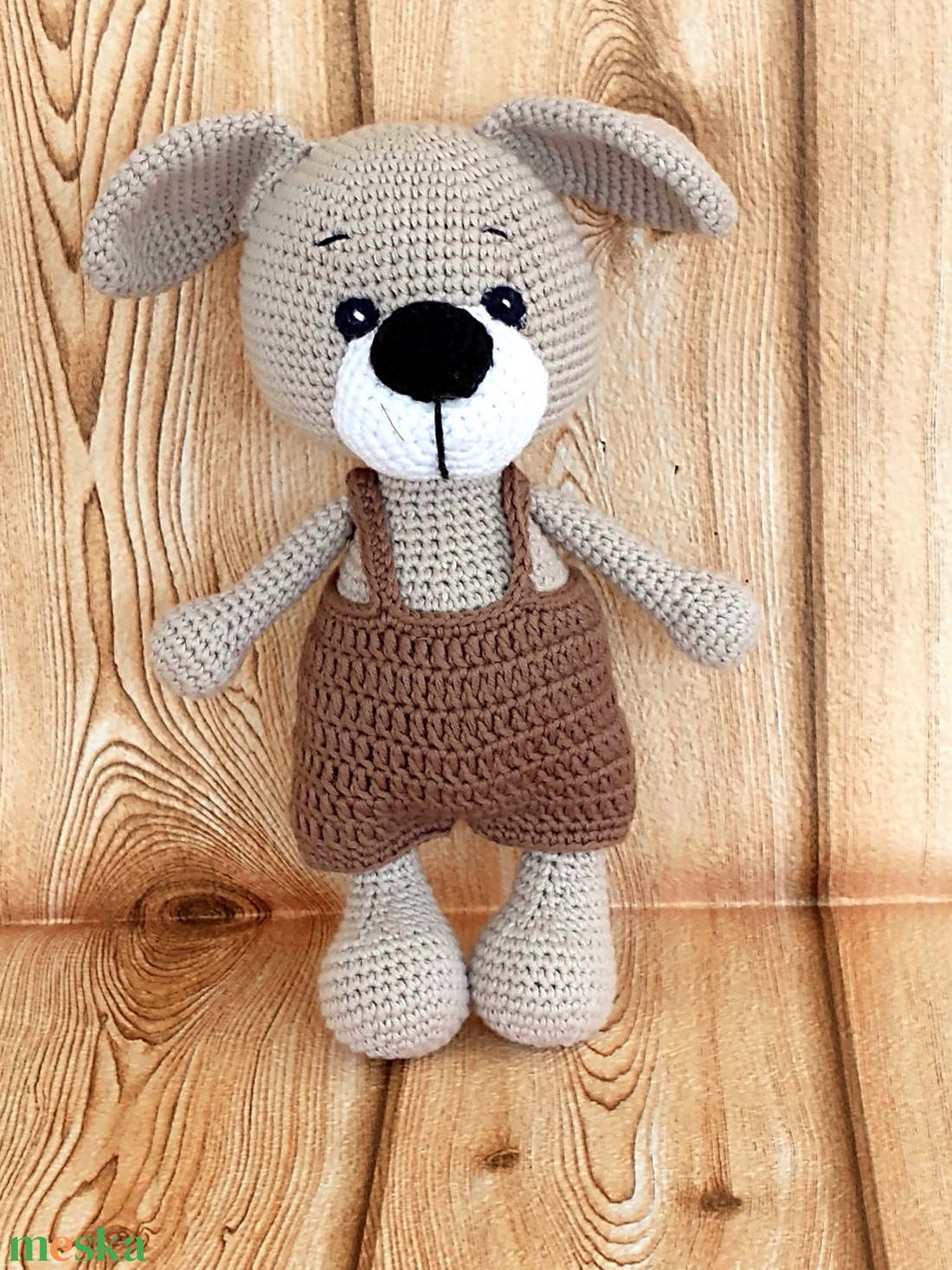 Kutya - Barna nadrágos - horgolt - amigurumi - játék & sport - plüssállat & játékfigura - kutya - Meska.hu Kutya - Barna nadrágos - horgolt - amigurumi - játék & sport - plüssállat & játékfigura - kutya - Meska.hu