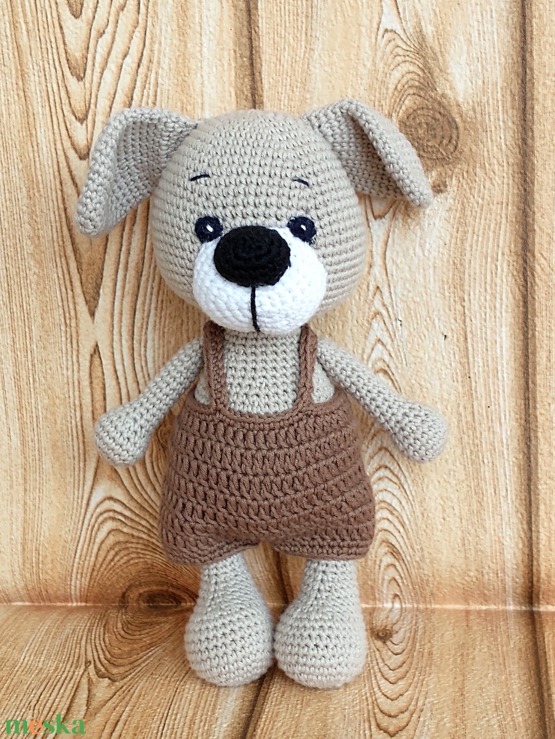 Kutya - Barna nadrágos - horgolt - amigurumi - játék & sport - plüssállat & játékfigura - kutya - Meska.hu Kutya - Barna nadrágos - horgolt - amigurumi - játék & sport - plüssállat & játékfigura - kutya - Meska.hu