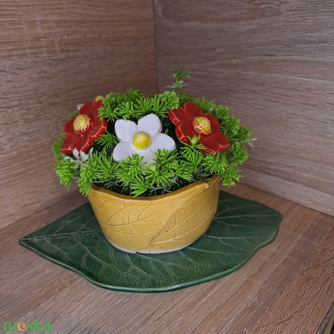 Kerámia virágbox - Nagy sárga - otthon & életmód - dekoráció - virágdísz és tartó - virágbox, virágdoboz - Meska.hu Kerámia virágbox - Nagy sárga - otthon & életmód - dekoráció - virágdísz és tartó - virágbox, virágdoboz - Meska.hu