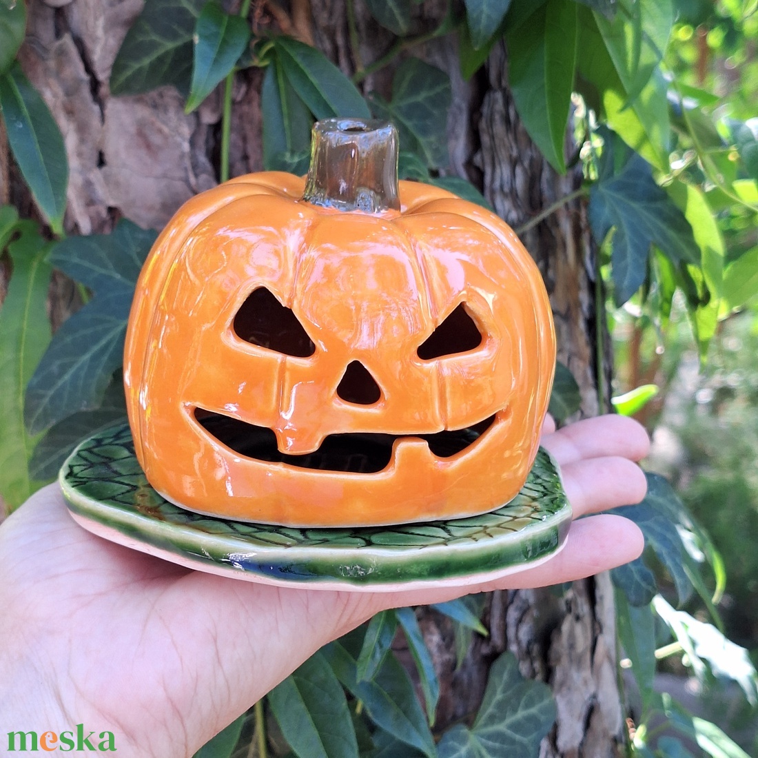 Kerámia töklámpás - otthon & életmód - dekoráció - virágdísz és tartó - cserép & kaspó - Meska.hu Kerámia töklámpás - otthon & életmód - dekoráció - virágdísz és tartó - cserép & kaspó - Meska.hu