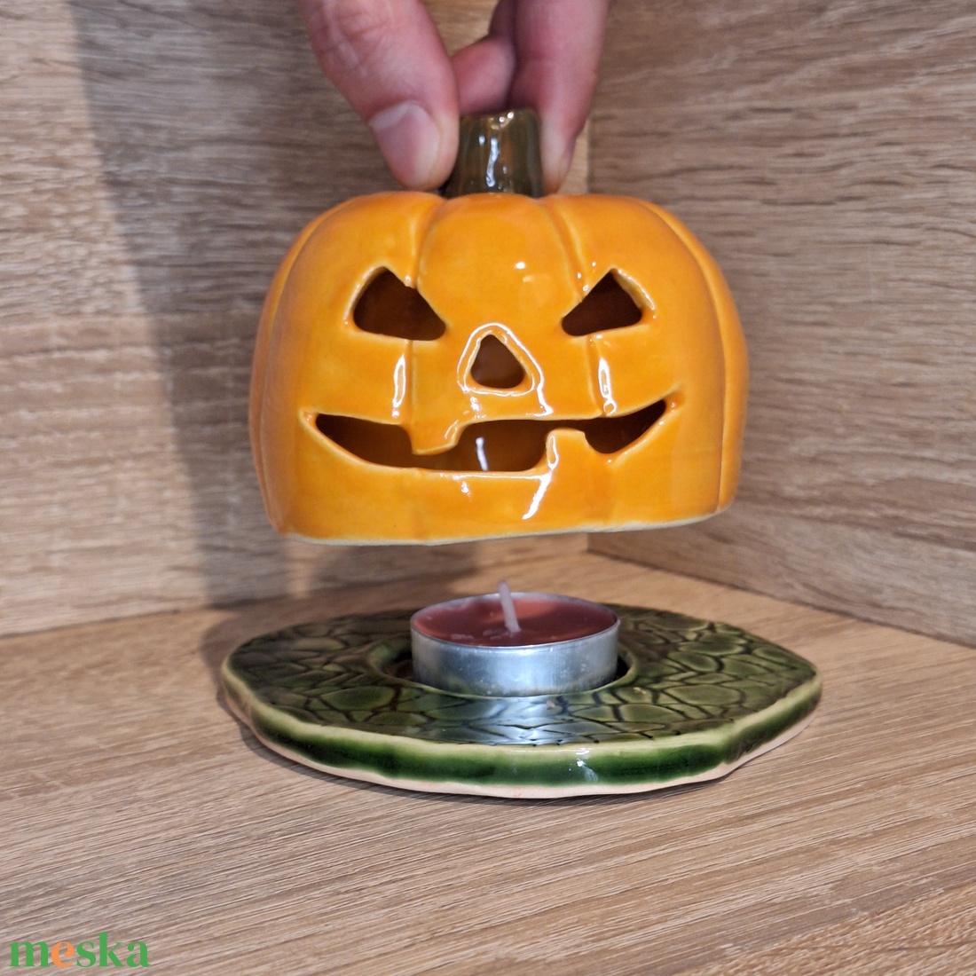 Kerámia töklámpás - otthon & életmód - dekoráció - virágdísz és tartó - cserép & kaspó - Meska.hu Kerámia töklámpás - otthon & életmód - dekoráció - virágdísz és tartó - cserép & kaspó - Meska.hu