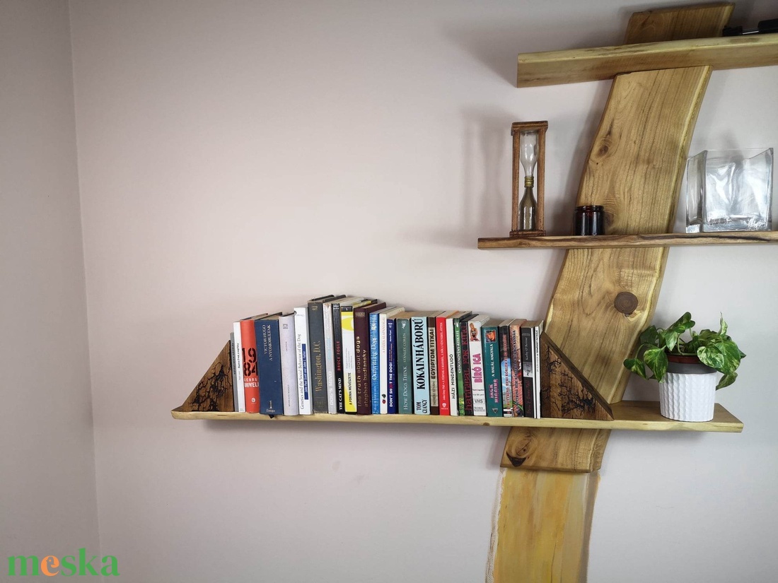 Könyvtámasz, könyvtartó tölgyfából  - otthon & lakás - dekoráció - asztal és polc dekoráció - könyvtámasz - Meska.hu