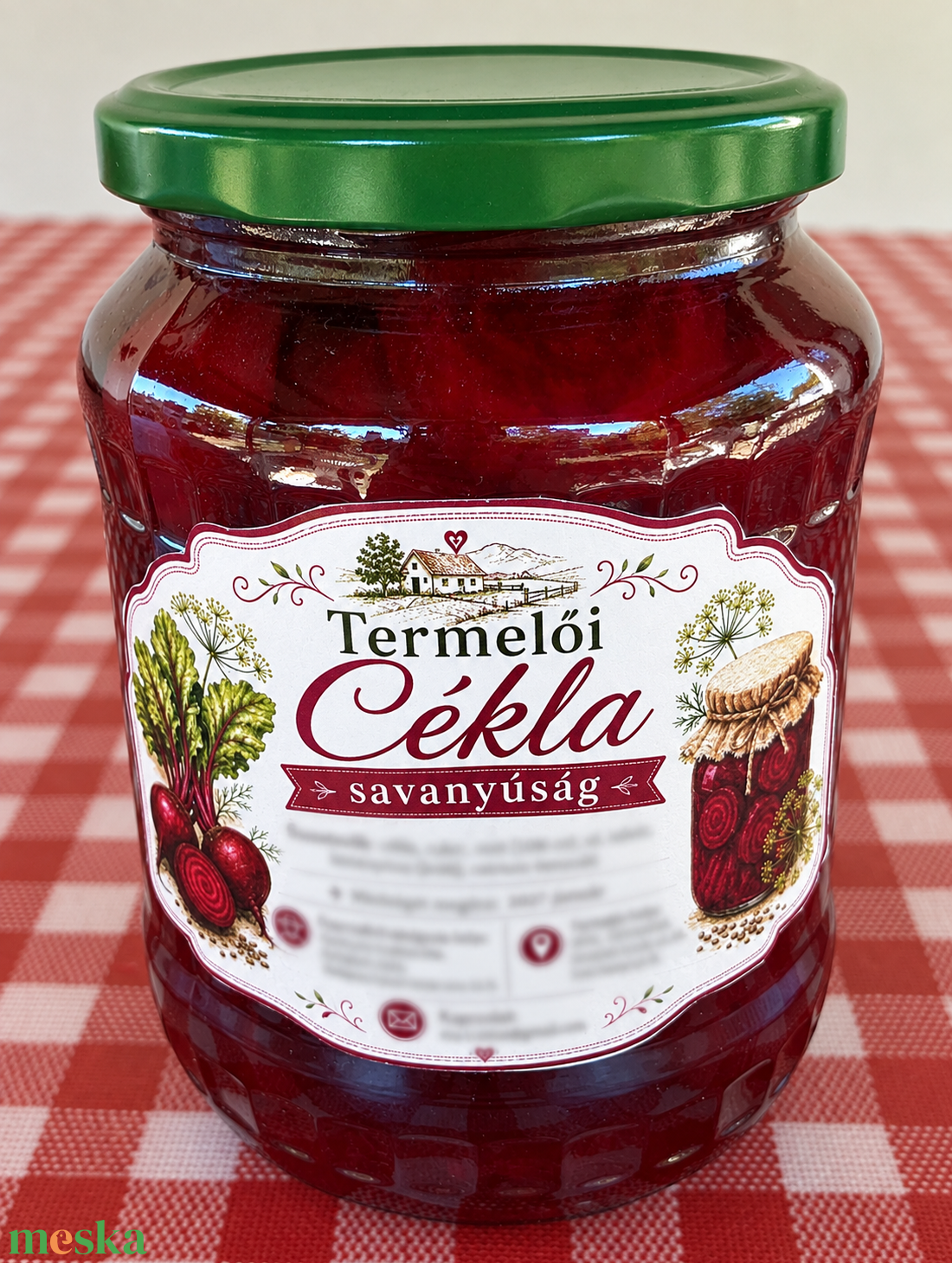 Cékla savanyúság - élelmiszer - befőtt - Meska.hu