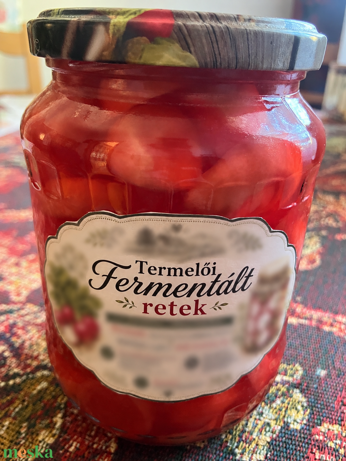 Fermentált hónapos retek - élelmiszer - befőtt - Meska.hu