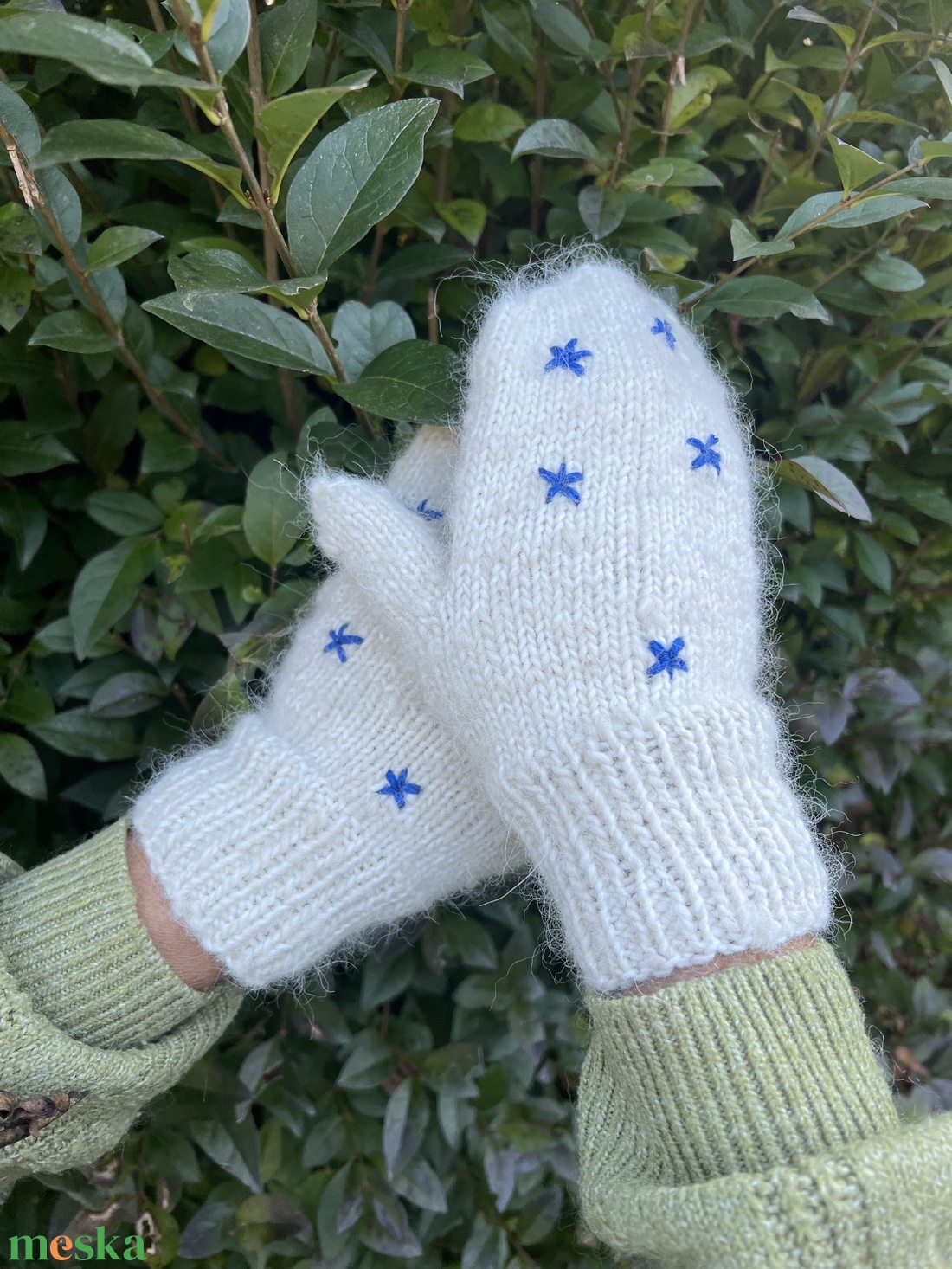 Kézzel készített alpaka gyapjú kesztyű - ruha & divat - sál, sapka, kendő - kesztyű - Meska.hu